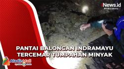Pantai Balongan Indramayu Tercemar Tumpahan Minyak, Pelaku Wisata dan Warga Resah