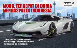 Infografis Mobil Tercepat di Dunia Mengaspal di Indonesia