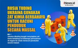 Infografis Rusia Tuduh Ukraina Sebar Zat Kimia Beracun di Permukiman Penduduk