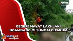 Geger! Mayat Laki-Laki Ngambang di Sungai Citarum