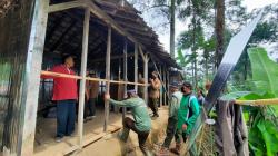 Perhutani Bedah Rumah Tenaga Penyadap Getah Pinus di Wonogiri