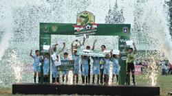 Tim SSB R 2B Legend Bandung Juara 1 Turnamen U-10 Piala Ketua Persit KCK Siliwangi<