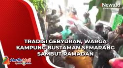 Tradisi Gebyuran, Warga Kampung Bustaman Semarang Sambut Ramadan