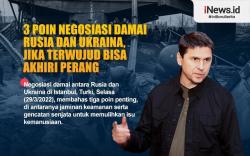 Infografis 3 Poin Negosiasi Damai Rusia dan Ukraina, Menuju Berakhirnya Perang