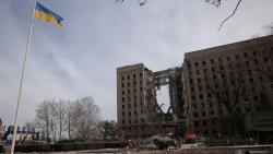 Roket Rusia Hantam Separuh Gedung Pemerintahan Ukraina, 12 Orang Tewas 