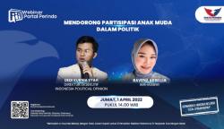 Jumat Ini, Partai Perindo Gelar Webinar Dorong Partisipasi Politik Anak Muda, Daftar di Sini!