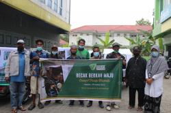 Jelang Ramadan, Dompet Dhuafa Waspada Bantu Pengemudi Becak di Medan
