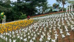 Ngabuburit di Karawang, Nunggu Buka Puasa Sambil Nikmati 13.000 Kincir Angin <