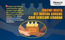 Infografis Jokowi Minta BLT Minyak Goreng Cair sebelum Lebaran