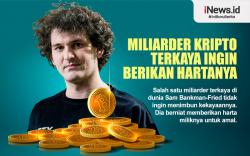 Infografis Miliarder Kripto Terkaya Ingin Berikan Hartanya