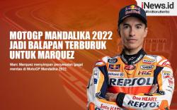 Infografis MotoGP Mandalika 2022 Jadi Balapan Terburuk untuk Marquez