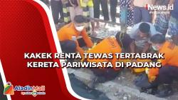 Kakek di Padang Tewas Tertabrak Kereta Pariwisata