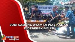 Judi Sabung Ayam di Way Kanan Digerebek Polisi