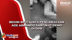 Begini Brutalnya Penganiayaan Ade Armando saat Ikut Demo di DPR
