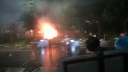 Pos Polisi Pejompongan Dibakar, 17 Pelaku Berhasil Diamankan