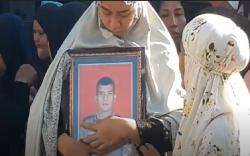 Pemakaman Ipda Imam Agus di Madina, Calon Istri Menangis Antar ke Peristirahatan Terakhir