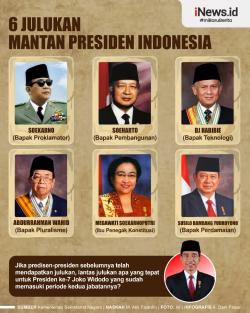 Infografis Julukan 6 Mantan Presiden Indonesia