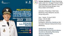 Yana Mulyana Dilantik Jadi Wali Kota Bandung Definitif Hari Ini, Disiarkan Langsung di Instagram