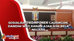 Video Sosialisasi Komponen Cadangan, Dandim Way Kanan Ajak ASN Bela Negara