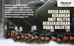 Infografis Rusia Bakal Kerahkan Unit Militer Bersenjatakan Rudal Balistik