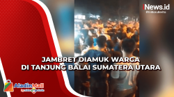 Jambret Diamuk Warga di Tanjung Balai Sumatera Utara