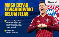 Infografis Masa Depan Lewandowski di Bayern Belum Jelas