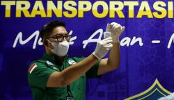 BNN Periksa Urine Sopir Bus Transportasi Mudik Lebaran