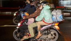 Pemudik Motor Mulai Ramai Melintas di Jalur Pantura