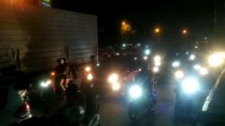 Pemudik Sepeda Motor Mulai Padati Jalur Arteri Cibiru-Cileunyi Arah Garut dan Sumedang<