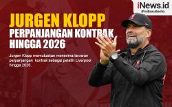 Infografis Jurgen Klopp Perpanjang Kontrak hingga 2026 di Liverpool