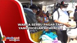 Warga Serbu Pasar Tani yang Digelar Kementan