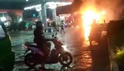 Tangki BBM di SPBU Cibolang Sukabumi Terbakar, Sekuriti Luka-luka