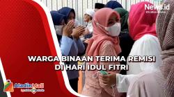 Warga Binaan Terima Remisi di Hari Idul Fitri