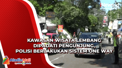 Kawasan Wisata Lembang Dipadati Pengunjung, Polisi Berlakukan Sistem One Way