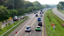 Sejak Semalam sampai Pagi Ini Tol Palikanci Cirebon Masih Dipadati Pemudik<