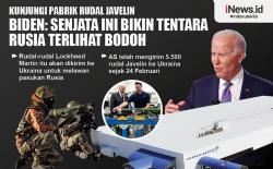 Infografis Joe Biden Sebut Senjata AS Bikin Militer Rusia Terlihat Bodoh