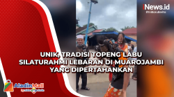 Unik, Tradisi Topeng Labu Silaturahmi Lebaran di Muarojambi yang Dipertahankan