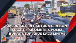 Jalur Arteri Pantura Cirebon Macet 4 Kilometer, Polisi Buka Tutup Arus Lalu Lintas