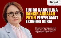 Infografis Elvira Nabiullina, Bankir Andalan Putin Penyelamat Ekonomi Rusia