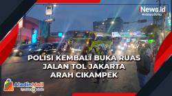 Polisi Kembali Buka Ruas Jalan Tol Jakarta Arah Cikampek