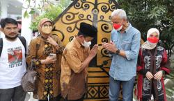  Senangnya Ganjar Pranowo Bertemu dengan Keturunan Pangeran Diponegoro<