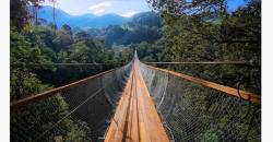 Ide Liburan di Jembatan Gantung Rengganis Bandung, Seru Menikmati Pemandangan Kawah<
