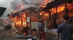Penyebab Pasar Ciputat Terbakar akibat Korsleting Listrik, 45 Kios Hangus