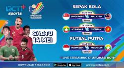 Link Live Streaming Timnas Futsal Indonesia Vs Myanmar SEA Games 2021 di RCTI+ Gratis 