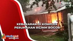 Kebakaran di Komplek Perumahan RSJMM Bogor