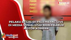 Pelaku Begal di Palembang Live di Media Sosial Usai Bawa Kabur Motor Korban<