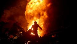 2 Gudang Pabrik Terbakar di Tegalluar Bandung, Terdengar Suara Ledakan