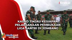 Kasad Tinjau Kesiapan Pelaksanaan Pembukaan Liga Santri di Jombang