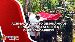 Video Jenazah Achmad Yurianto Dimakamkan dengan Prosesi Militer di TPU Dadaprejo