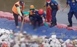 Geger Jasad Bayi Ditemukan di Tumpukan Sampah Banjir Kanal Barat, Petugas Kerahkan Alat Berat